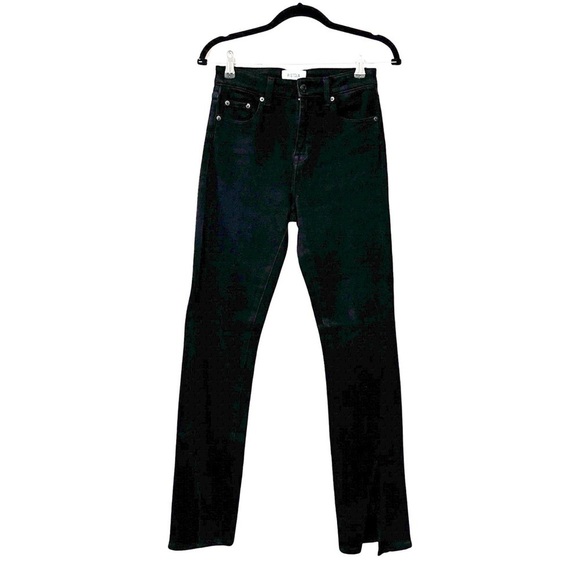 PISTOLA Teagan High Rise Vented Straight Black Sz 25 - Picture 2 of 7